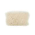 Moes Home Collection Lamb Synthetic Fur Pillow- Cream White XU-1001-05